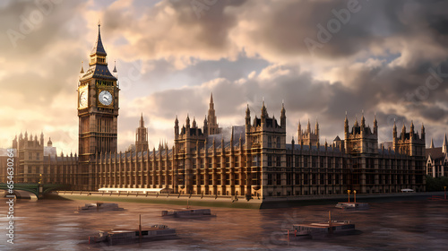 Fotografie, Obraz The Palace of Westminster