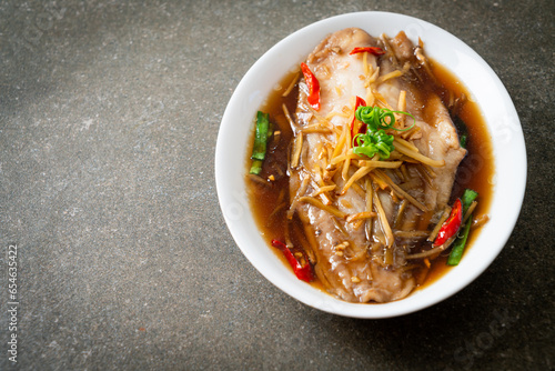 Steamed Fish with Soy Sauce photo