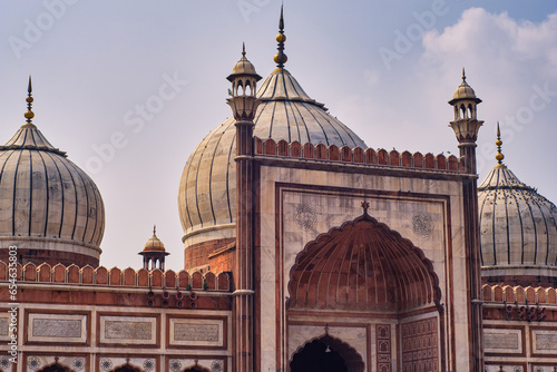 Masjid e Jahan Numa, Jama Masjid mosque in Old Delhi photo