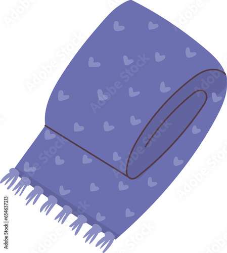 hand drawn illustration of a pair of hearts