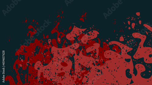 Red splash abstract vector background
