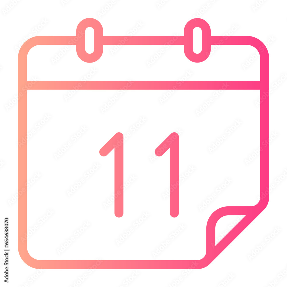 eleven gradient icon eleven gradient icon