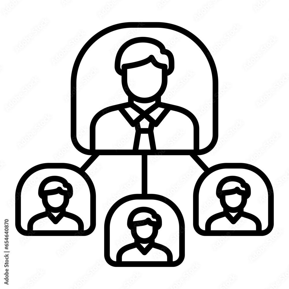 Organization Structure Icon