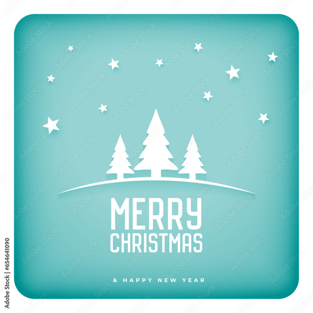 beautiful merry christmas eve party background design