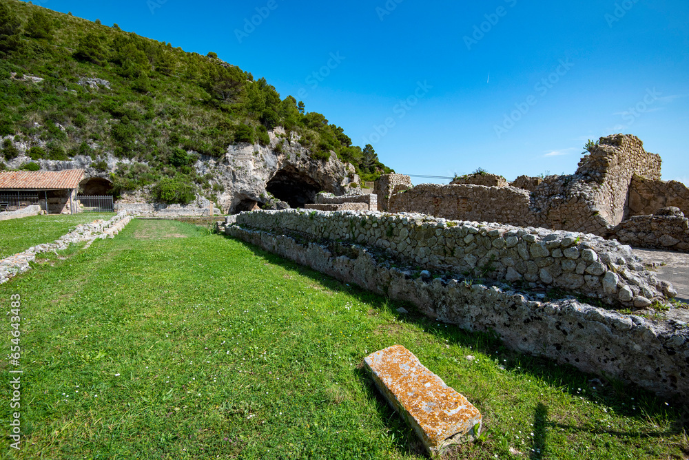 Historic Ruins of Villa di Tiberio - Italy