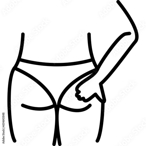 Buttocks Icon