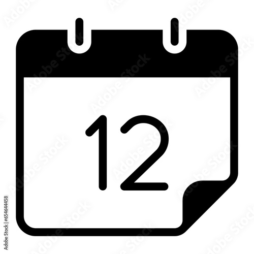 twelve glyph icon