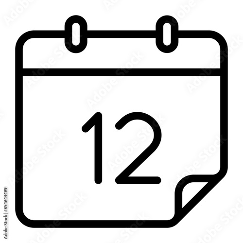 twelve line icon