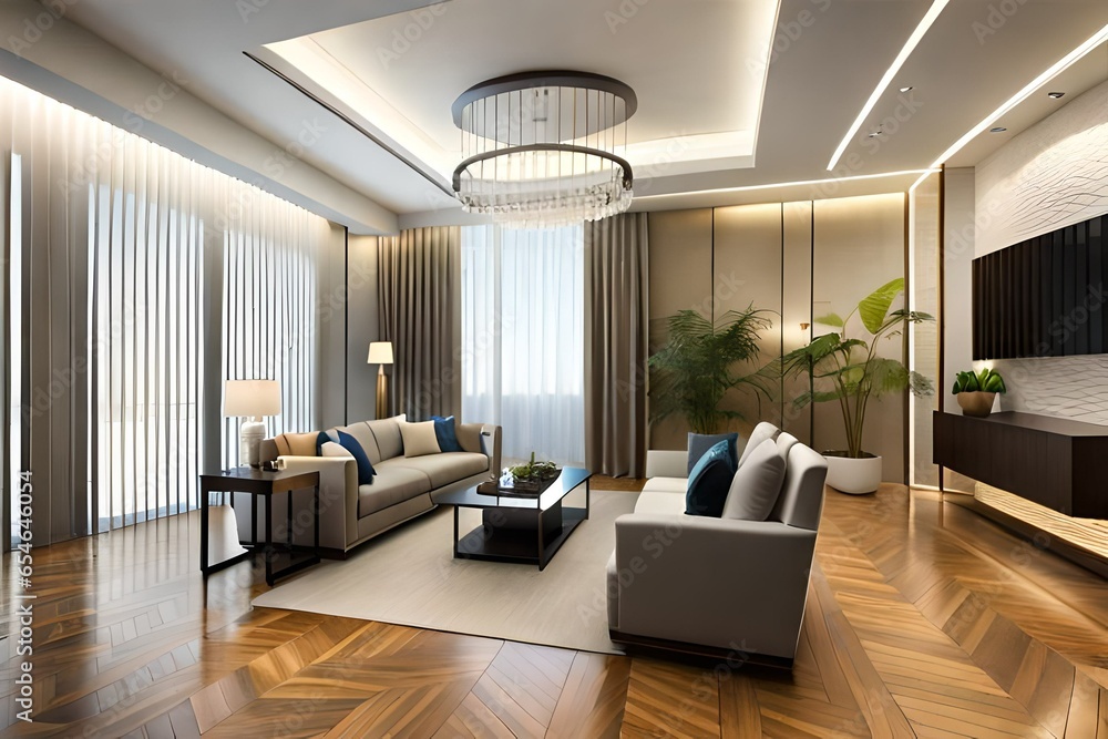 Fototapeta premium modern living room