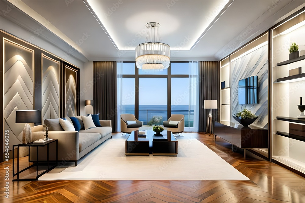 Fototapeta premium modern living room