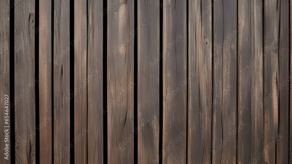 Wood texture of black rustic, for walls, panels or cladding, for wallpaper or background, generative ai Wood texture of black rustic, for walls, panels or cladding, for wallpaper or background, generative ai