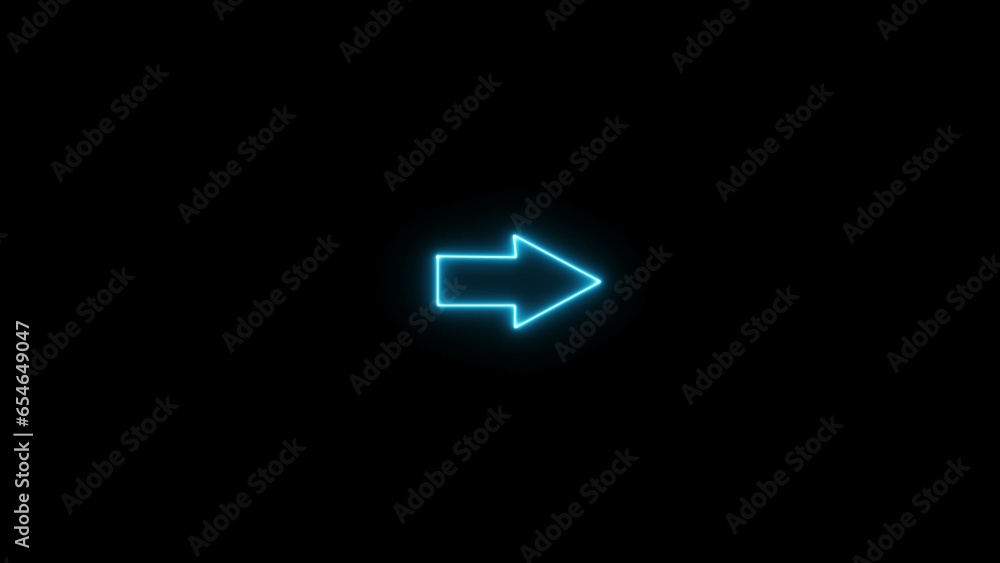 abstract glowing directional neon arrow illustration 4k abstract glowing directional neon arrow illustration 4k