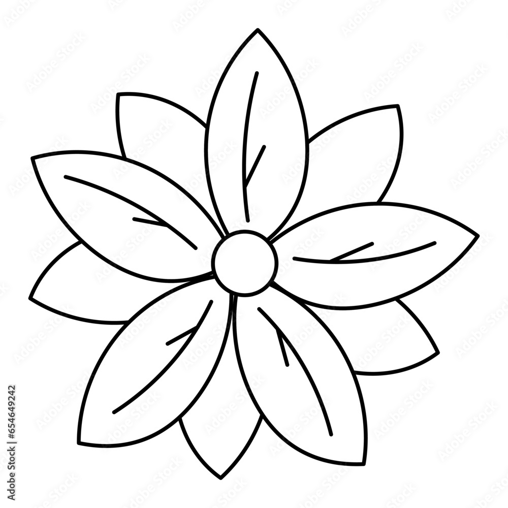 icon holiday flower poinsettia red plant line icon holiday flower poinsettia red plant line