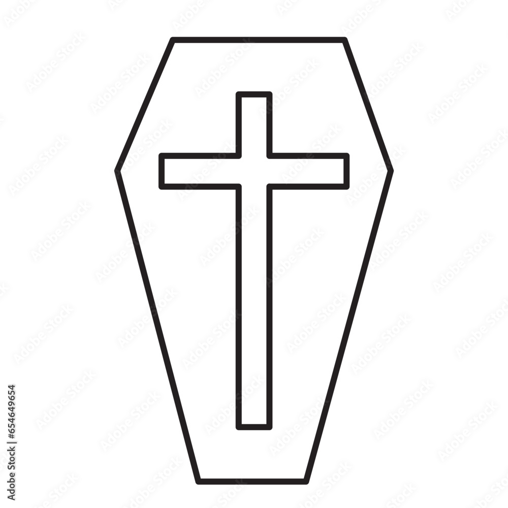 Halloween outline icon element Halloween outline icon element