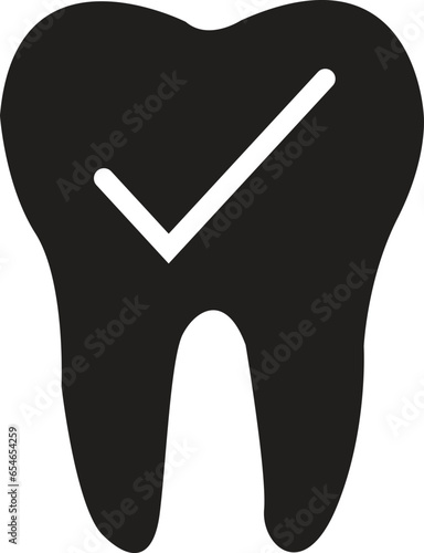 Dental Care icon. flat Dental Shield Tooth Protection. Healthy teeth and shield, anti-caries and protection bacteria. Teeth, insurance symbol isolated on transparent background.