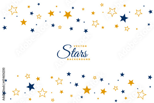 lovely twinkle stars background design