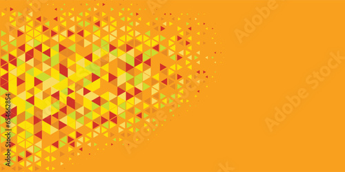  Abstract Triangle colorful background or wallpaper with polygons, triangles or concave geometrical shapes with Copy space soft color