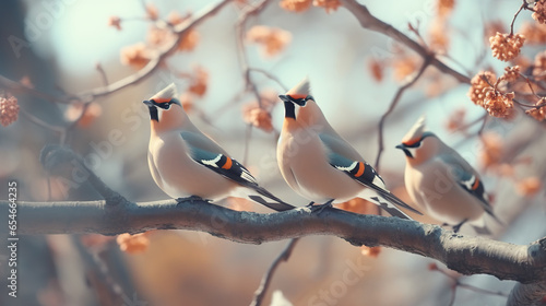 Bohemian Waxwing are the most beautiful birds in the world, ranked number 11 in natural beauty.