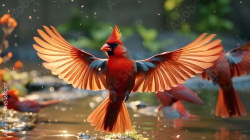 Northern Cardinal is the most beautiful birds in the world, ranked number 9 in natural beauty.