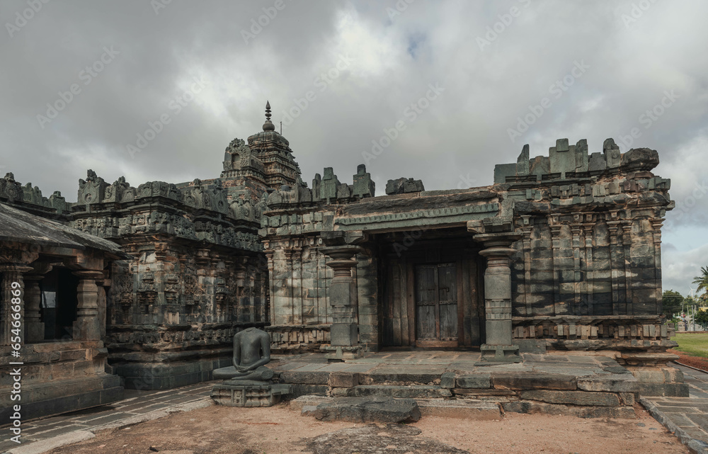 Brahma Jinalaya, Great Jain Temple of Lakkundi, early 11th century Mahavira temple in Lakkundi. India.