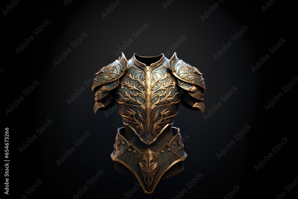 Steel Sentinel of Yore A Model of Armor Reflecting Ancient Artisan ...