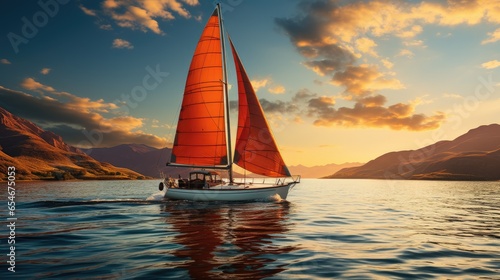 Sea Harmony: Yacht and Blue Silence