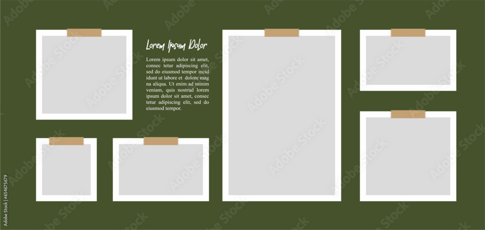 Pictures or photos frame collage. comics page grid layout abstract photo frames and digital photo wall template Pictures or photos frame collage. comics page grid layout abstract photo frames and digital photo wall template