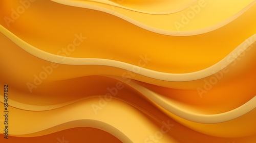 Vibrant Yellow Sweep, Dynamic Futurist Abstract