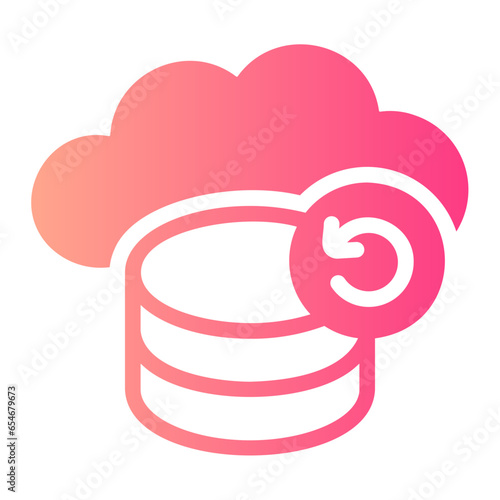 backup gradient icon