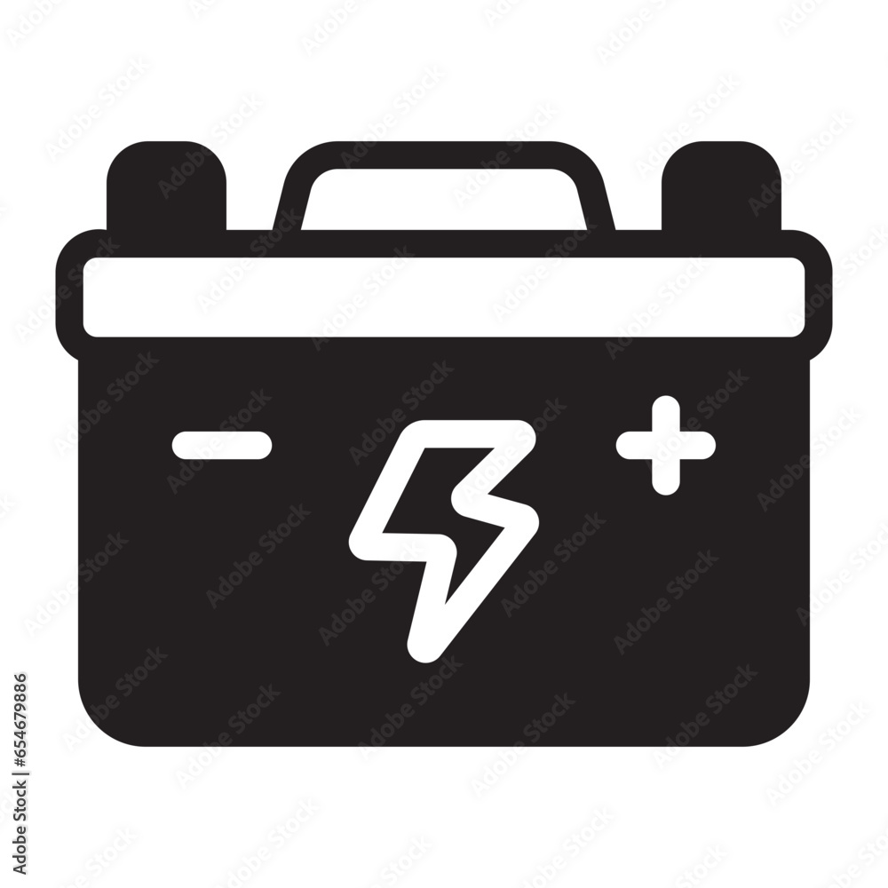 battery status glyph icon battery status glyph icon