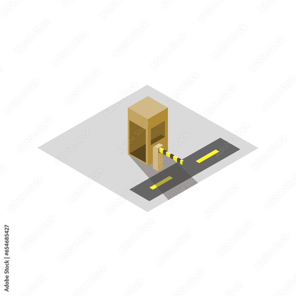 Guardhouse isometric Guardhouse isometric