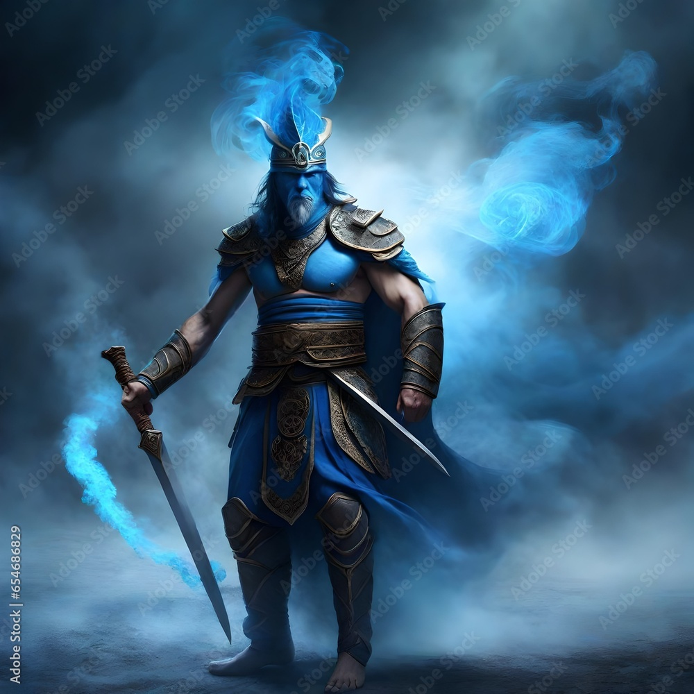 Naklejka premium knight with sword