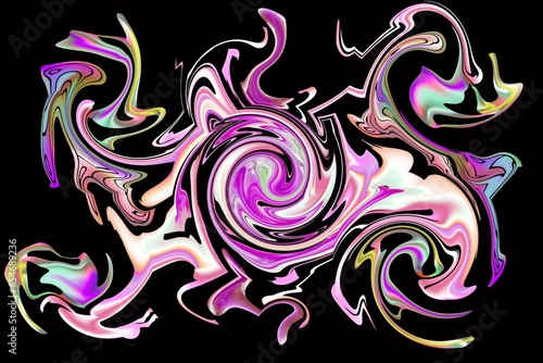 abstract background with swirls