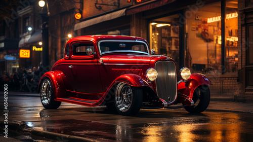 the old-timer in the city poses proudly