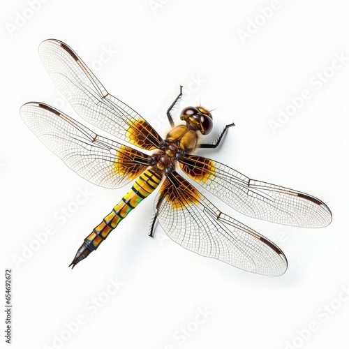 Animal04 dragonfly insect bug white background cutout, Generative AI  © Clicks Flicks