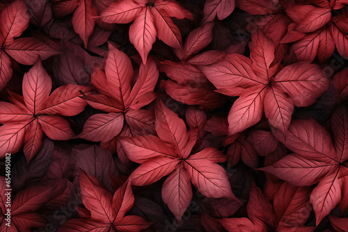 Autumn-themed background in a dark salmon color