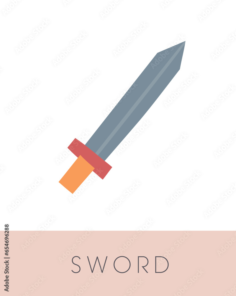 Fairy tale flashcard. Learning English words Fairy tale flashcard. Learning English words