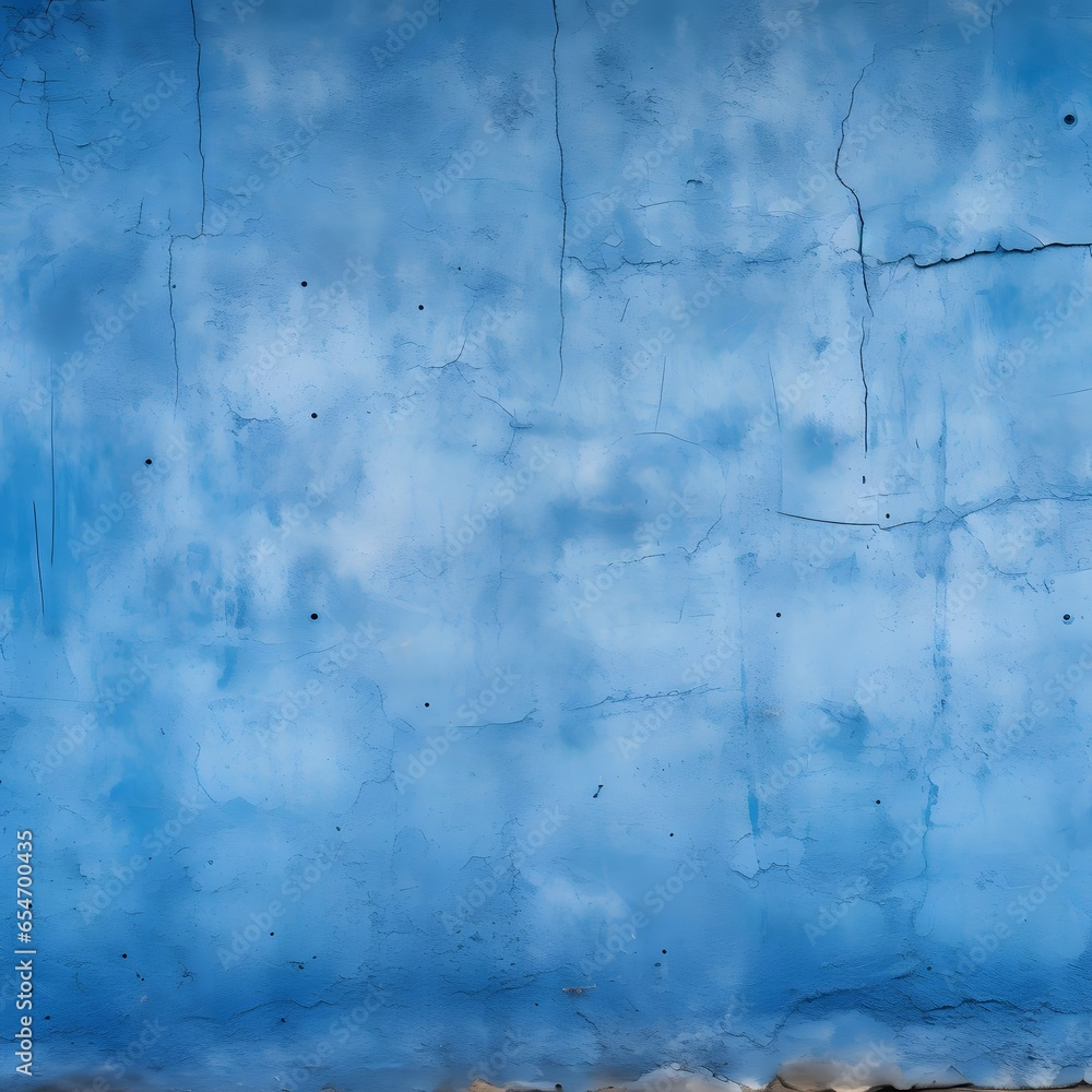 Obraz premium Blue concrete wall background texture