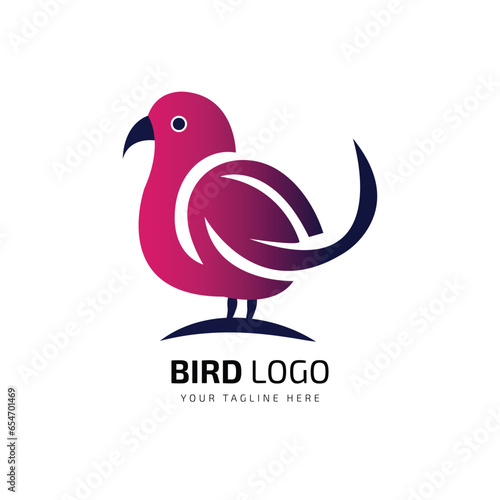 bird logo design logo gradient colorful photo