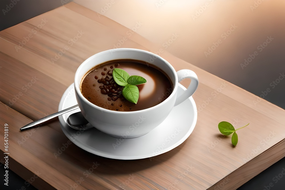 cup of tea with mint and cinnamon cup of tea with mint and cinnamon