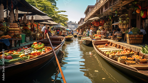 Floating Market in Pattaya © Natia