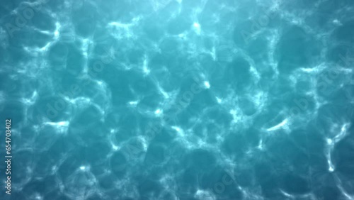 Clear Water in a pool in a 3D animation