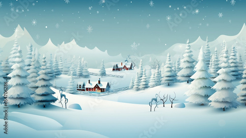 santa claus noel père noel christmas north pole winter tree pole nord gifts cadeaux fête party design graphique dessin IA AI