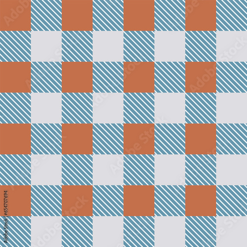 Checkered seamless pattern. Chequered backdrop for textile, tablecloth,clothes etc.