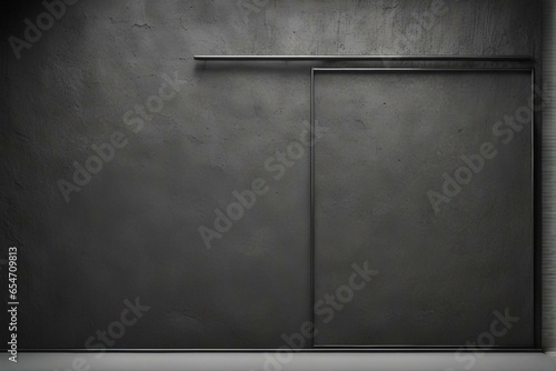 blackboard on wall, room with wall, chalk board on blackboard, concrete wall and floor