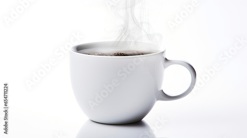 coffee cup isolated on white photo