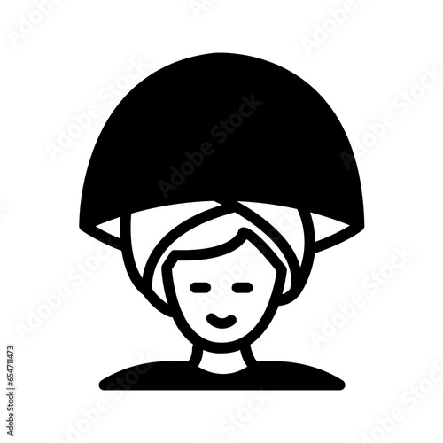 Solid black icon for Parlour