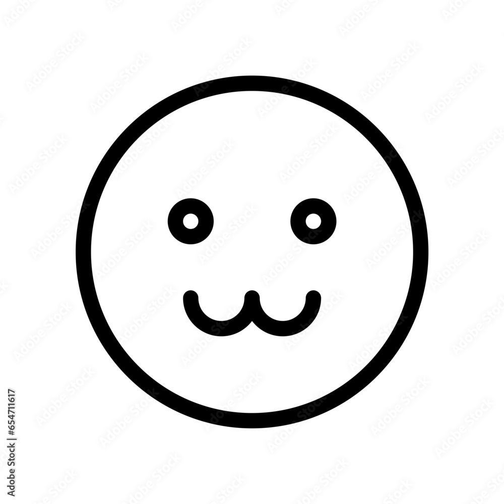 Emoticon Icon Line Emoticon Icon Line