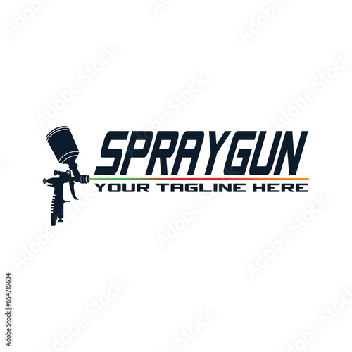 Illustration vector graphic of Auto Car Body Paintings logo design template