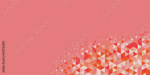  Abstract Triangle colorful background or wallpaper with polygons, triangles or concave geometrical shapes with Copy space soft color
